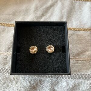 Stella and Dot pink studs